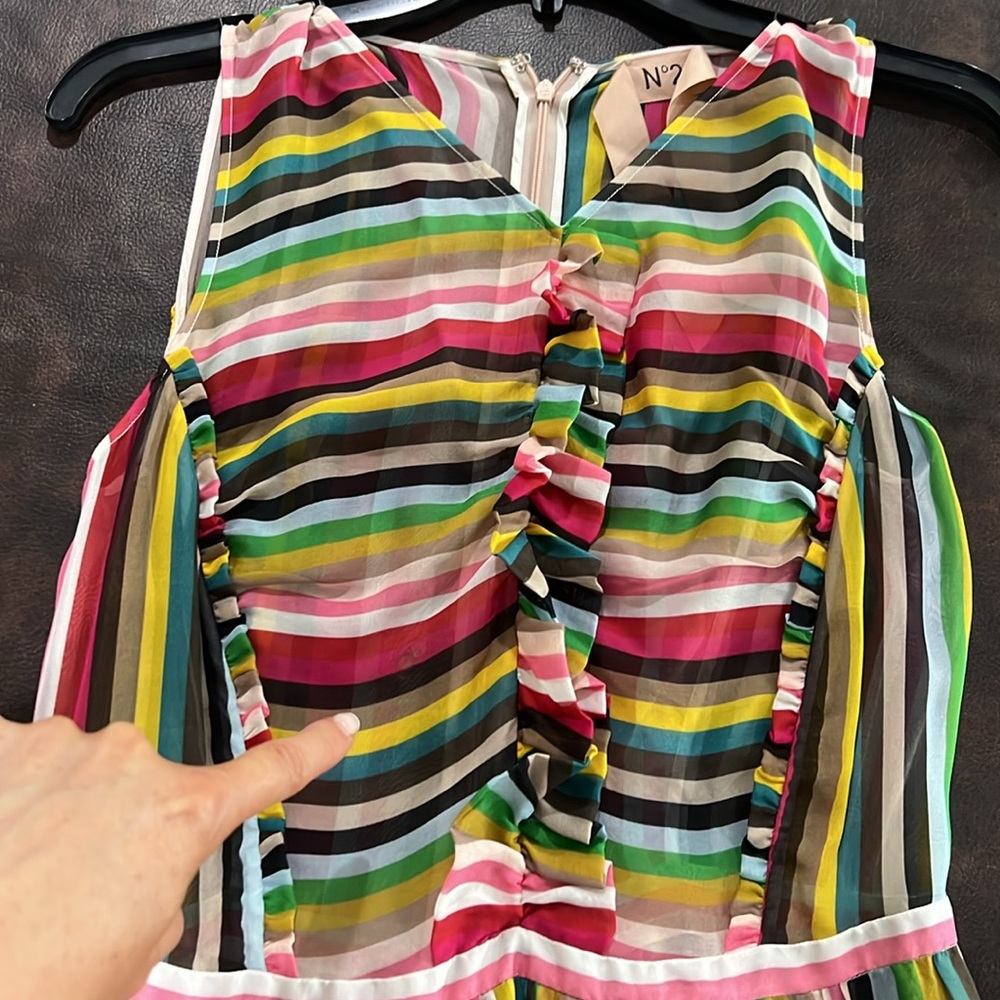 No21 sheer pleated dress and blouse set - Picture 14 of 14